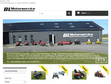 Tablet Screenshot of blmotorservice.dk